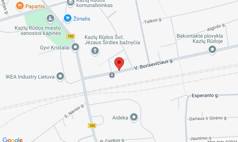 Kazlų rūdos miškas žemėlapis