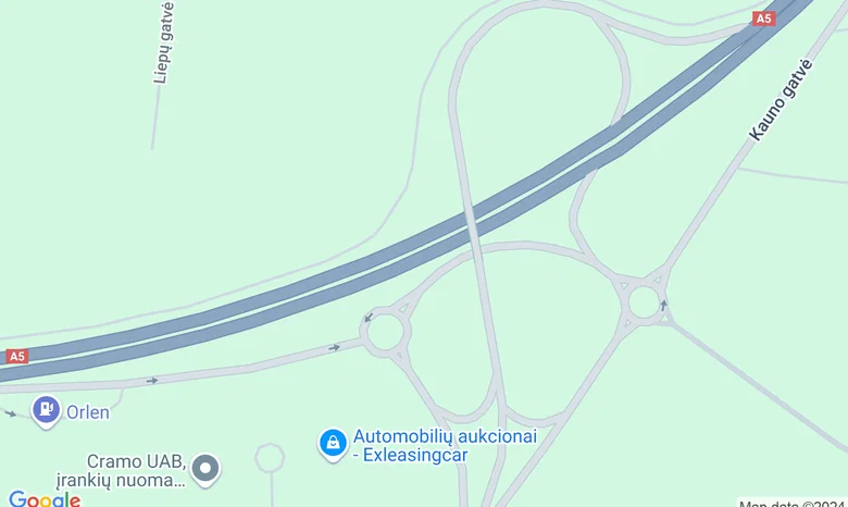 Marijampolės autokroso trasa žemėlapis
