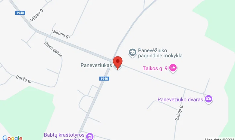 Panevėžiukas žemėlapis