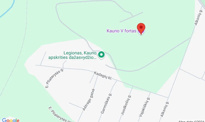 V fortas  žemėlapis