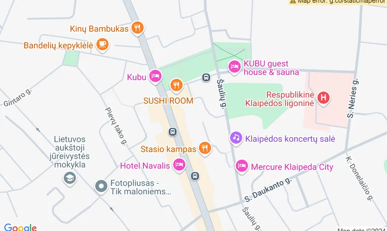 Baras Centras žemėlapis