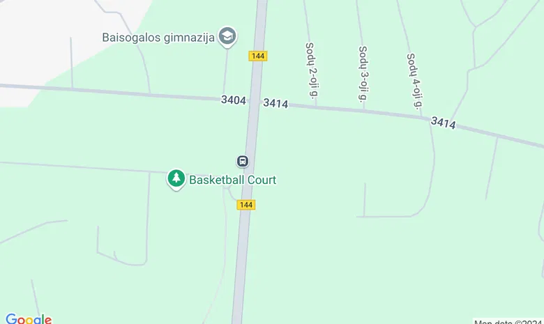 Baisogalos kultūros centras žemėlapis