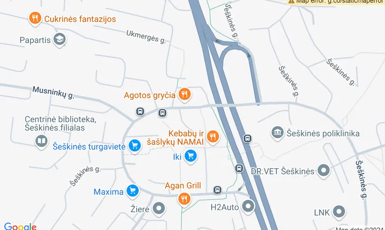 BrickZone žaidimų kambarys - parduotuvė žemėlapis