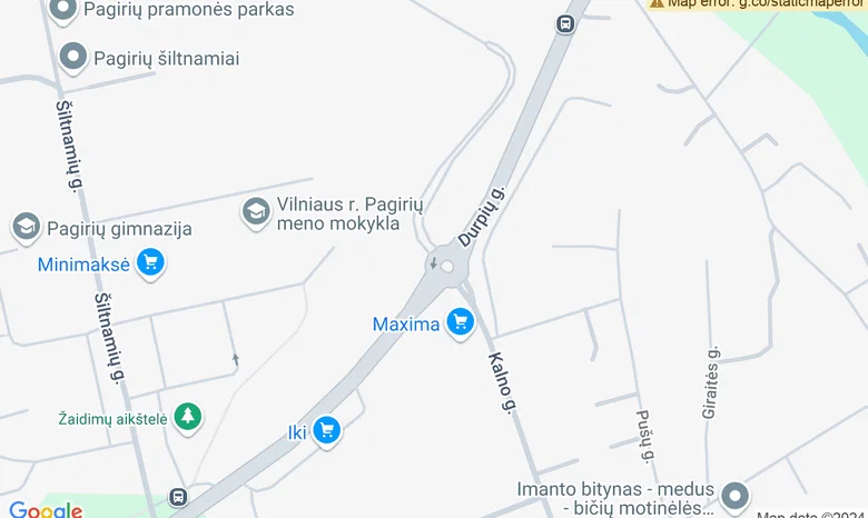 Pagirių Motokroso Trasa žemėlapis