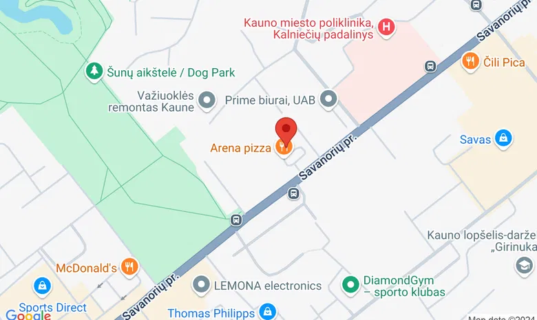 ARENA BILLIARDS žemėlapis