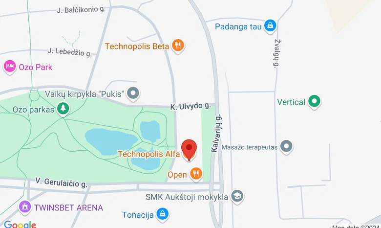 Technopolis Ozas  žemėlapis
