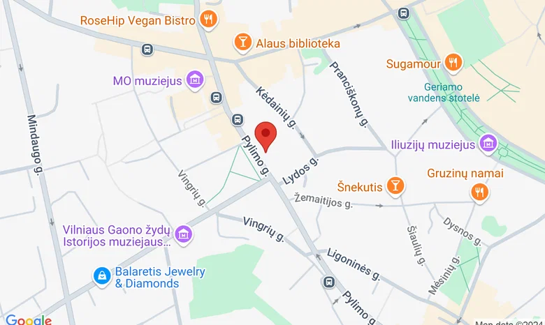 Pylimo galerija žemėlapis