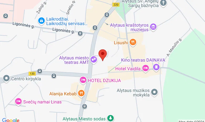 Lėlių teatras "Aitvaras" žemėlapis