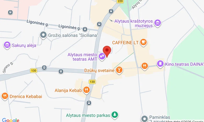 Lėlių teatras "Aitvaras" žemėlapis
