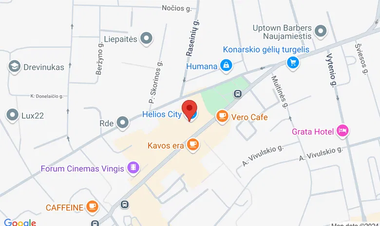 SEB inovacijų centras žemėlapis