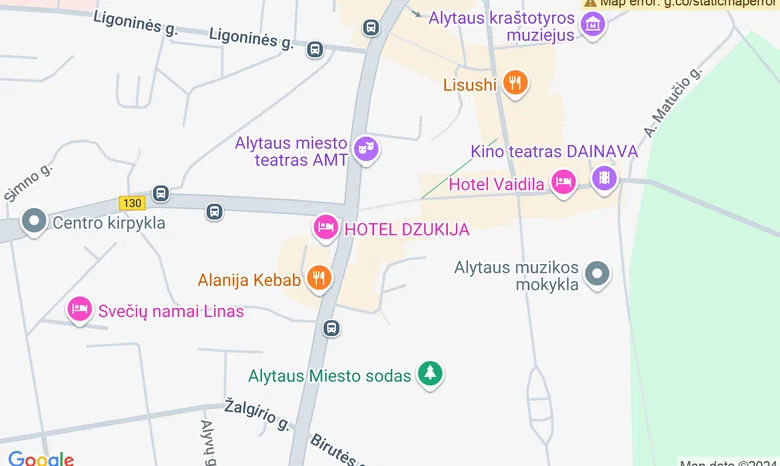 Studija InJoga žemėlapis