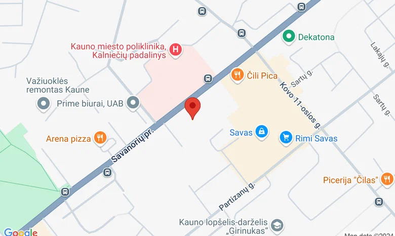 Clinic DPC žemėlapis