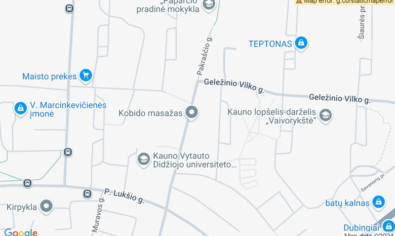 VšĮ „Mes kitokie“ žemėlapis