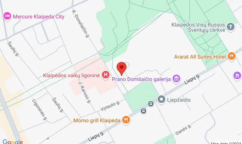 LMTA Klaipėdos fakultetas  žemėlapis