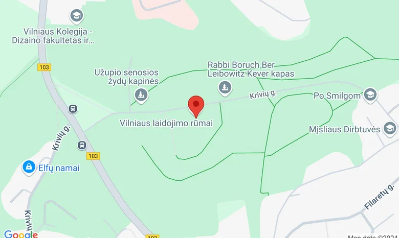 Vilniaus laidojimo rūmai "Ritualas" žemėlapis