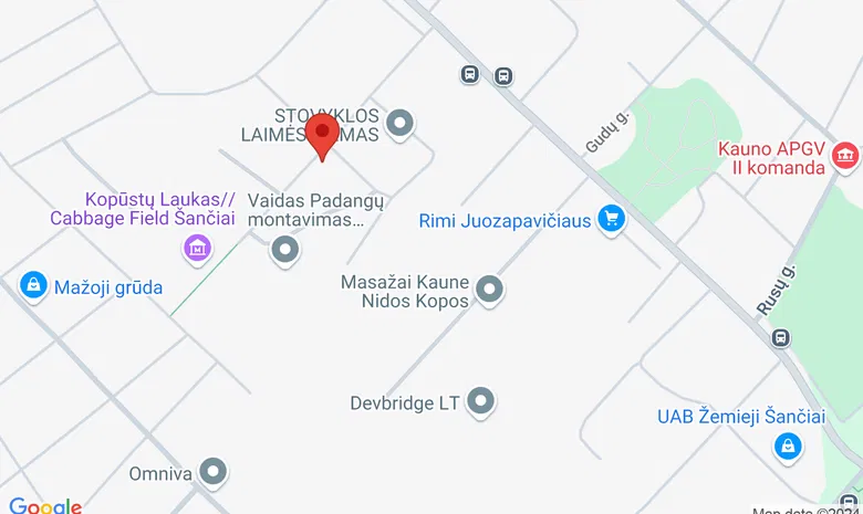 Ąžuolyno meškučių cirkas žemėlapis
