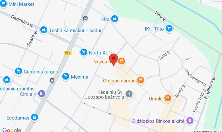 Kėdainių muzikos mokykla žemėlapis