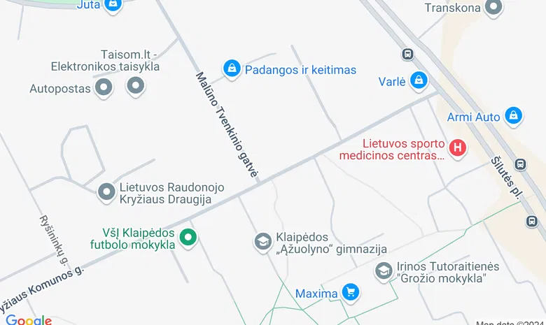 Meno psichologijos centras žemėlapis