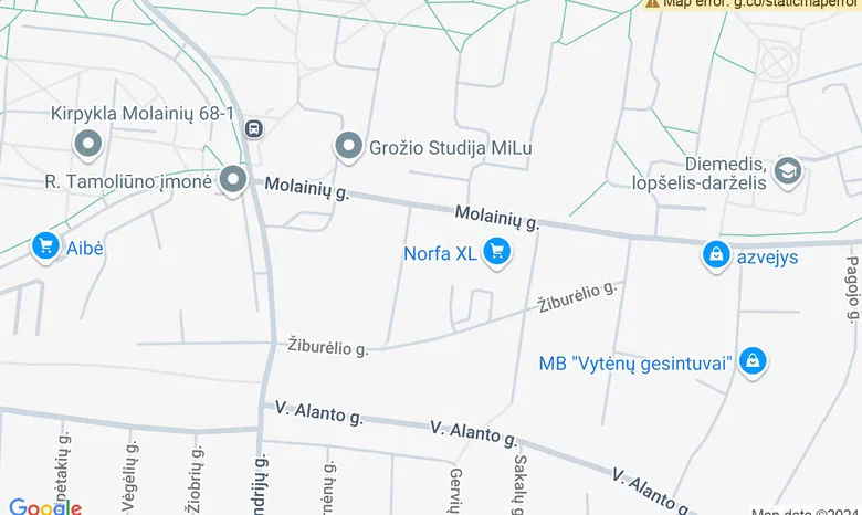 Šokių studija "Energym" žemėlapis