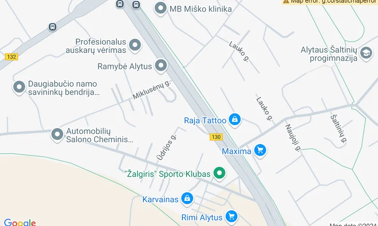 Picerija Charlie pizza žemėlapis
