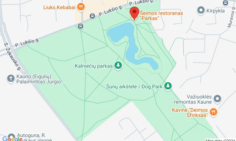 Restoranas "Parkas" žemėlapis