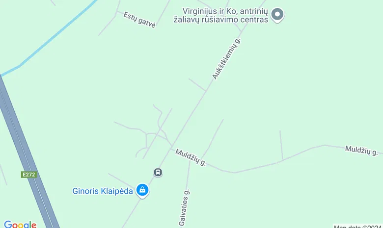 Restoranas „Žaliasis Slėnis" žemėlapis