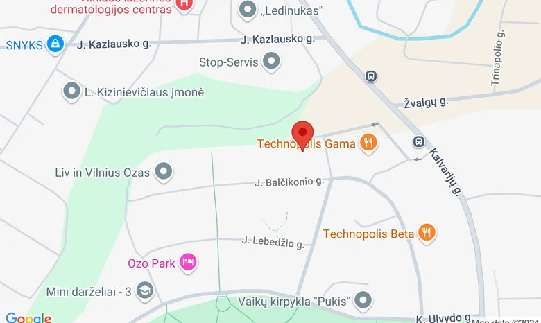 Technopolis Delta Vilnius,  žemėlapis