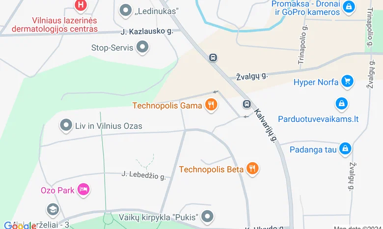 Technopolis, GAMA pastatas, Čiurlionio salė žemėlapis