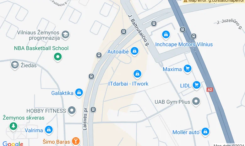 Laisvalaikio studija "Po skambučio" žemėlapis