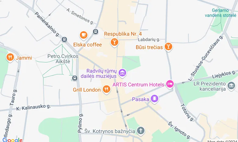 Virtuvės klubas žemėlapis
