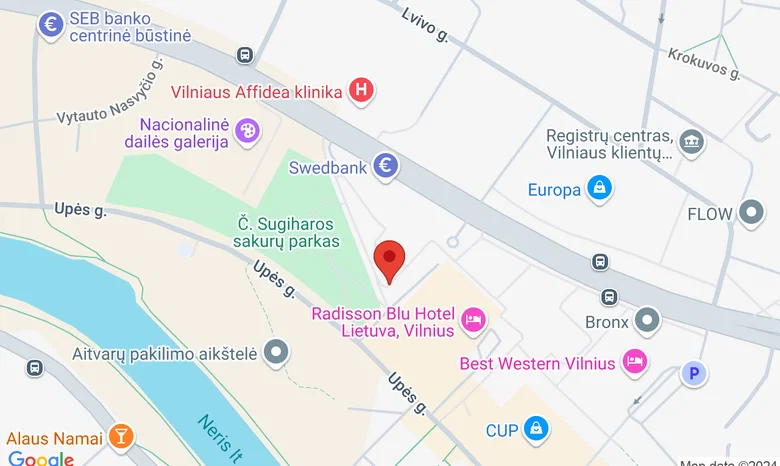 Swedbank, Konstitucijos pr. 20A, Vilnius žemėlapis