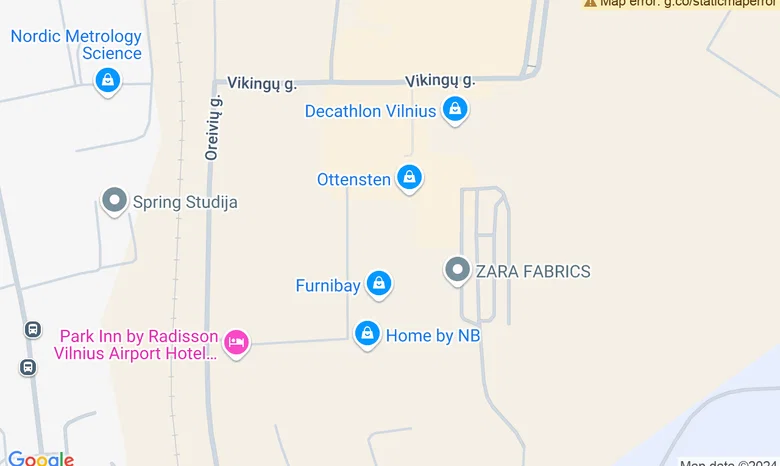 Decathlon Lietuva žemėlapis