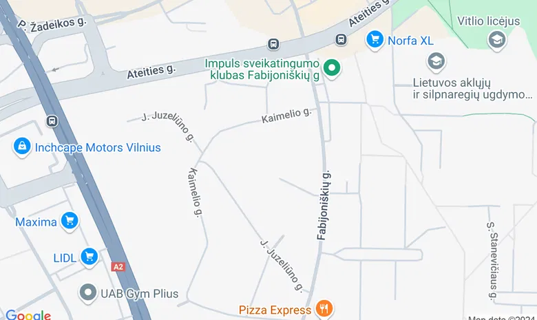 Pradinė mokykla "Pažinimo medis" žemėlapis
