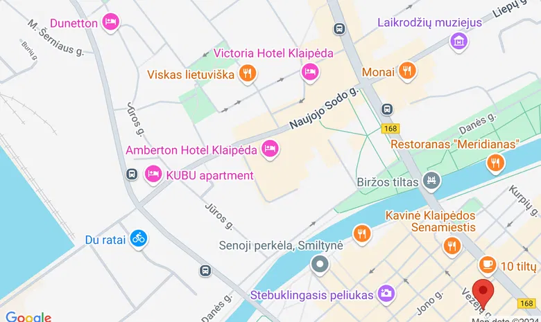 Restoranas ir galerija „Klaipėda“ žemėlapis