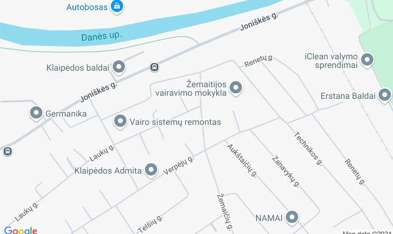 Anell muzikos ir kokteilių baras žemėlapis