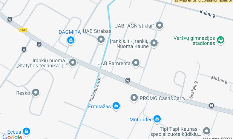 UAB "Pirmas žingsnis" žemėlapis