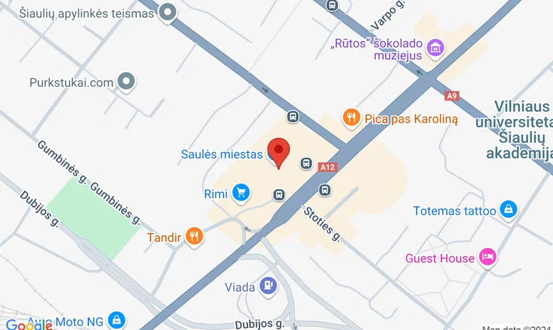 Knygynas VAGA, Saulės Miestas žemėlapis