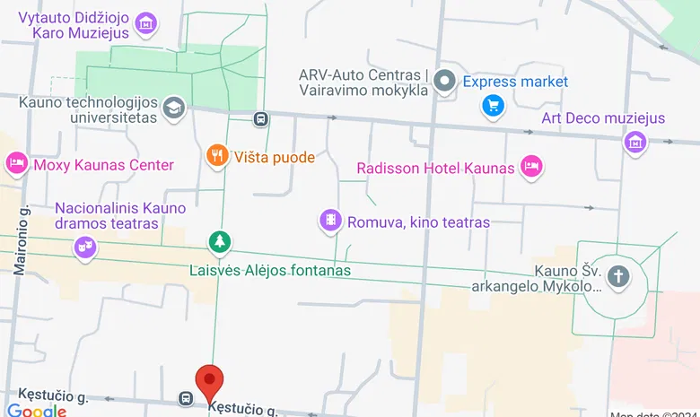 Kauno Budizmo Centras žemėlapis