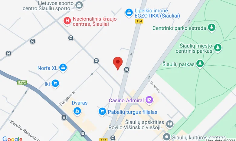 Šiaulių Verslo Inkubatorius žemėlapis