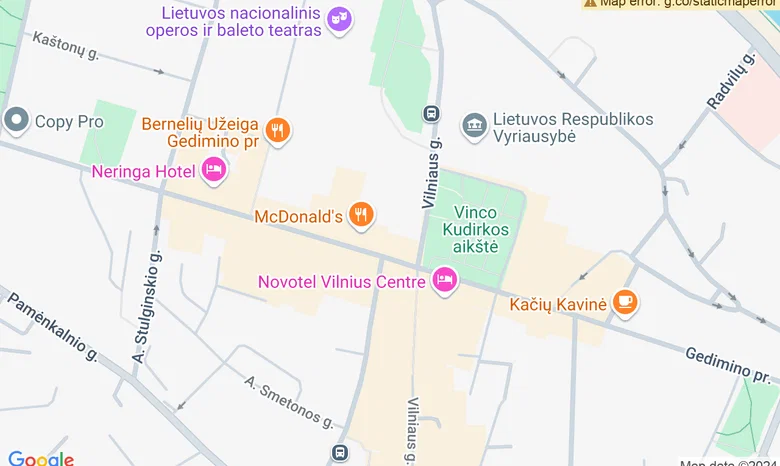 "Gobis/lauko ekspo" stiklo pavilijonas  žemėlapis