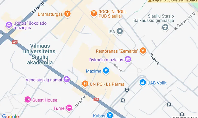 Suaugusiųjų mokymo centras Takoskyra žemėlapis