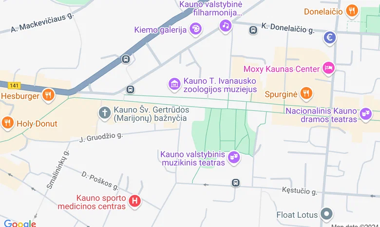 Gastro siena žemėlapis