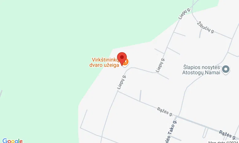 Restoranas Virkštininkų dvaro užeiga žemėlapis