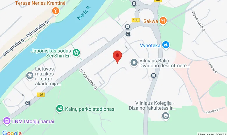 Šokio teatras žemėlapis