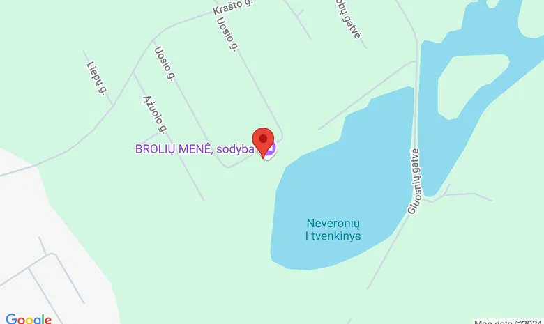 Pirtelė Brolių menė žemėlapis