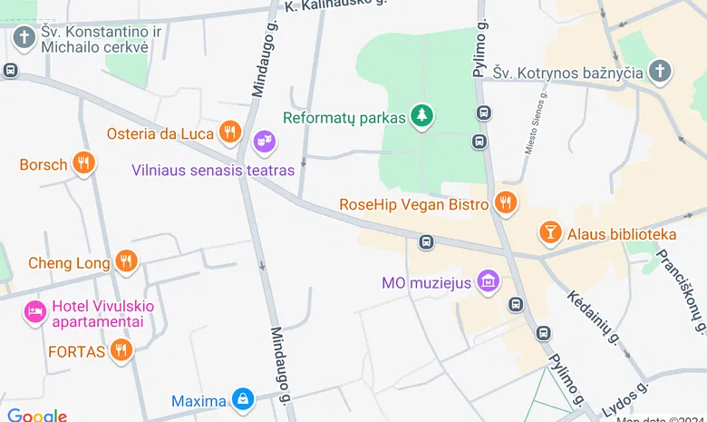 Vilniaus Geštalt Institutas žemėlapis