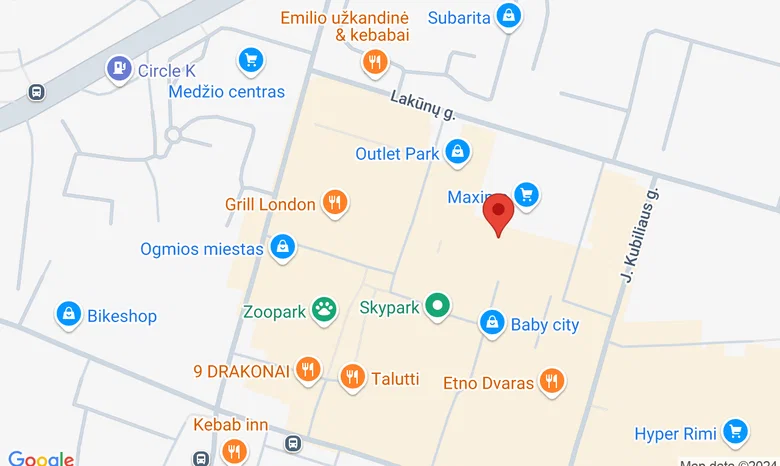 Studija "Vilkės namai", Laisvalaikio terasa 2 aukštas, Ogmios miestas (Lakūnų g. 24A, Vilnius). žemėlapis