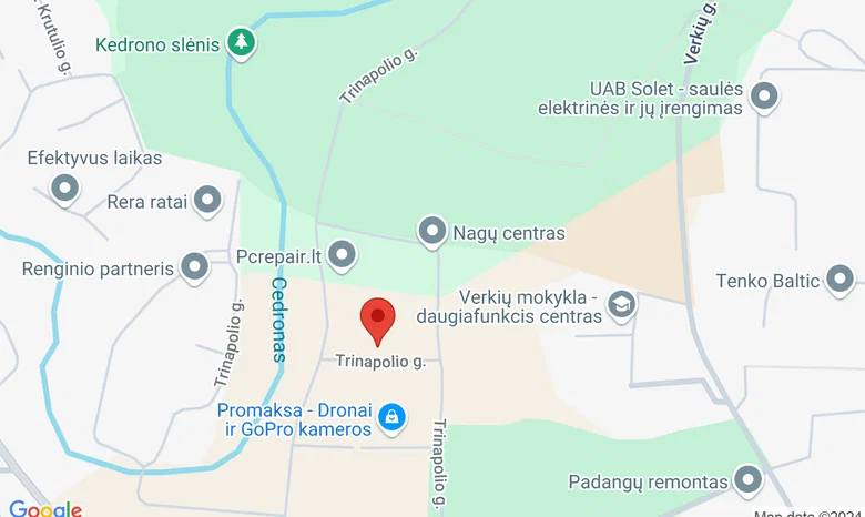 Darželis - Mažasis Trinapolis žemėlapis