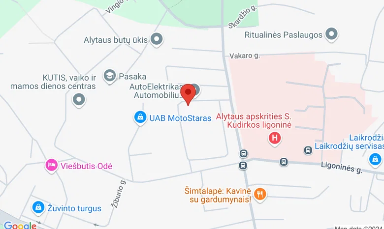 Vaikų žaidimų kampelis JOMAJUKAS žemėlapis