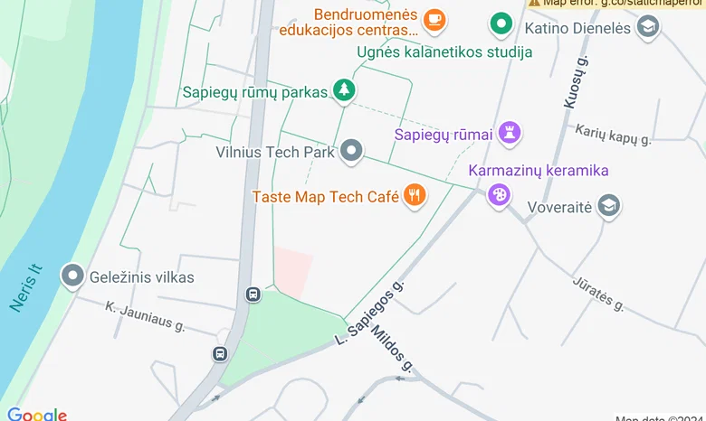Baras “Barkodas” žemėlapis